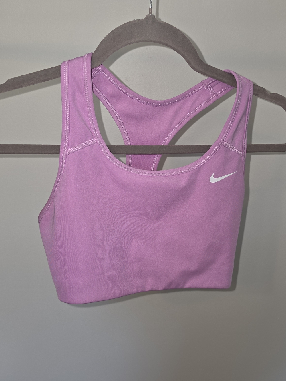 Nike Pink Racerback Medium-Impact Sports Bra